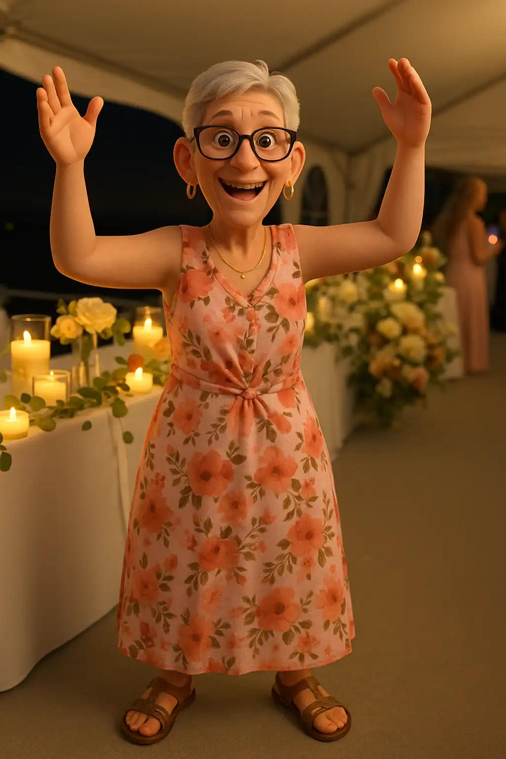 Grammy at Wedding