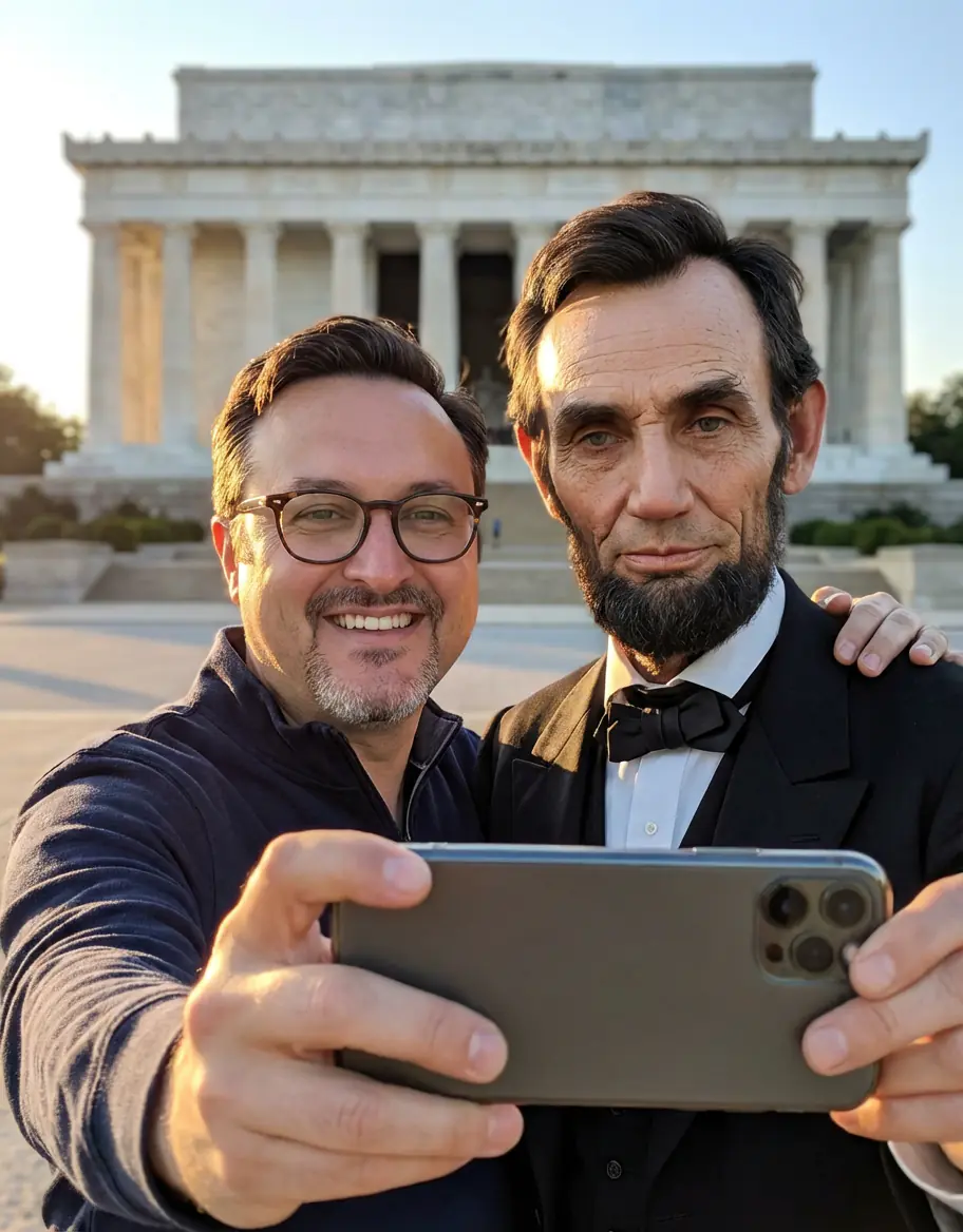 Selfie with Mark Twain