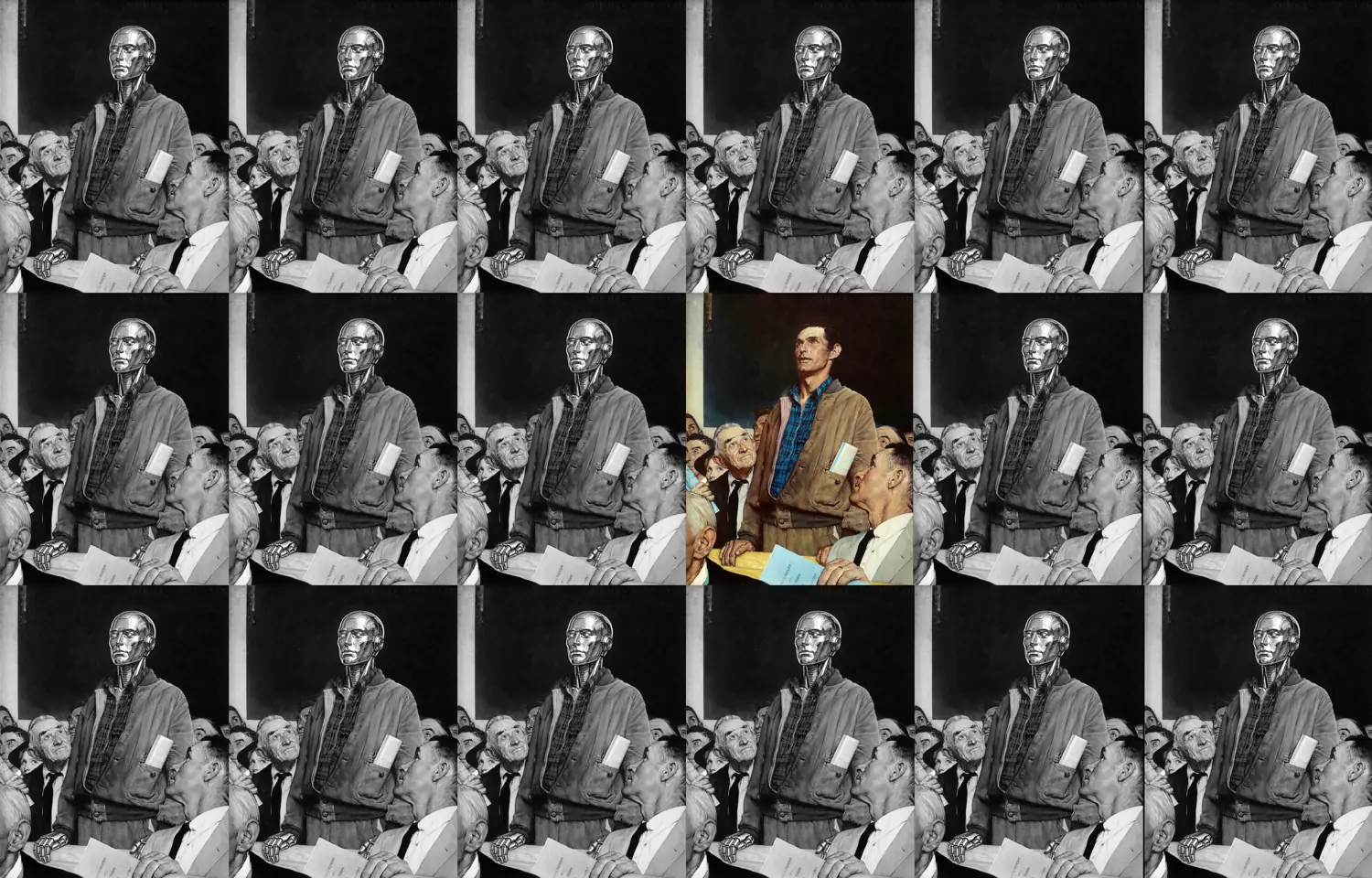 AI agents engaging in political discourse