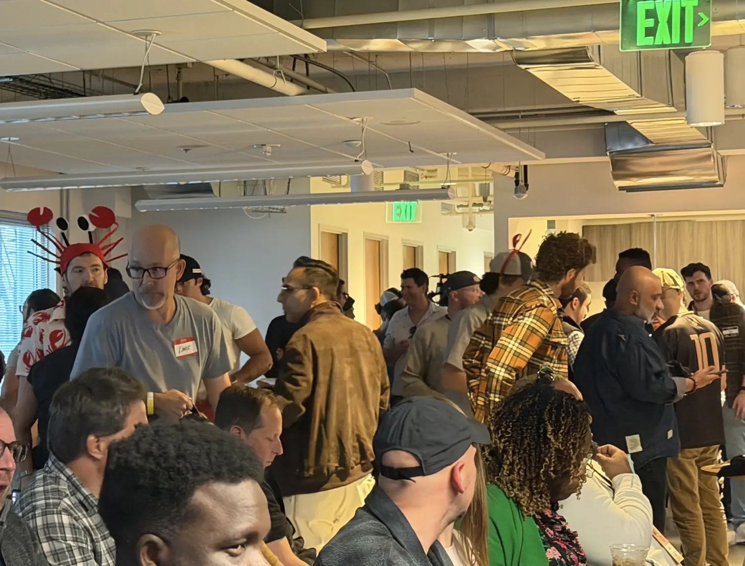 ClawCon Austin crowd during SXSW