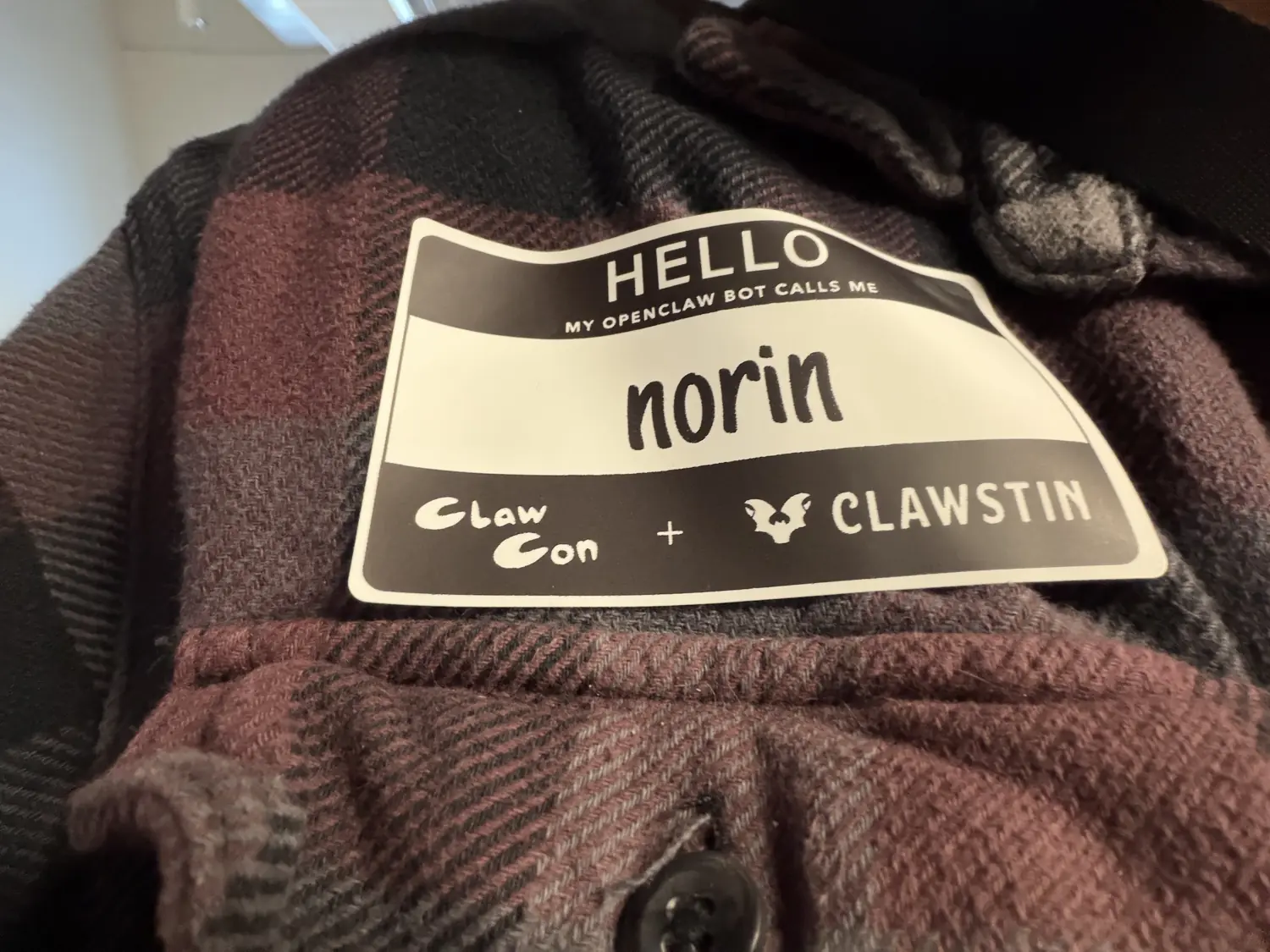 ClawCon Austin badge