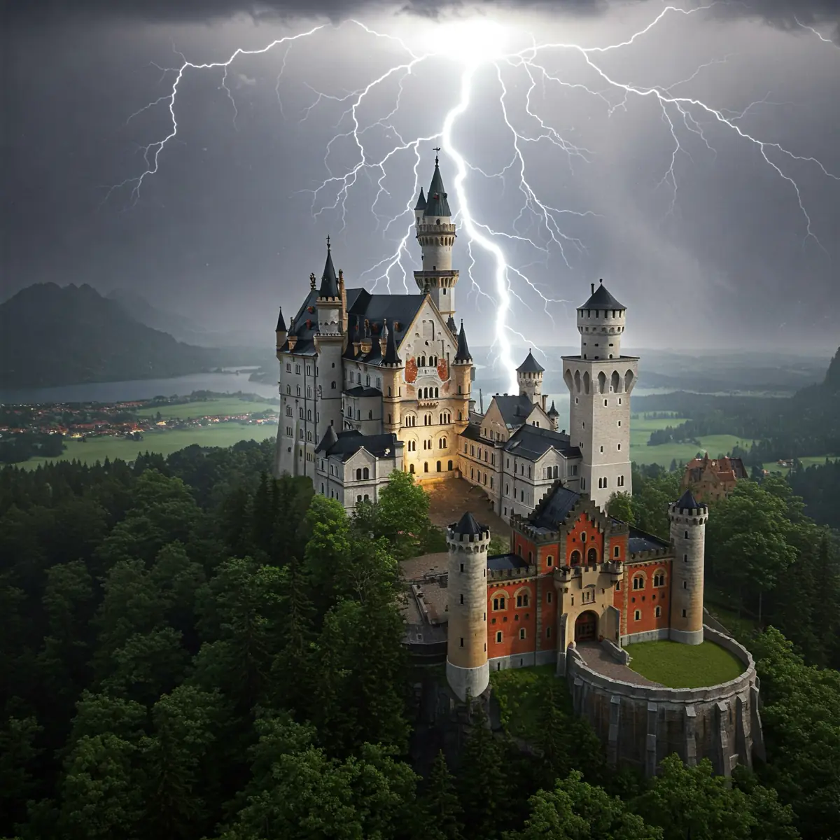 Fantasy castle generated by Google Imagen 3