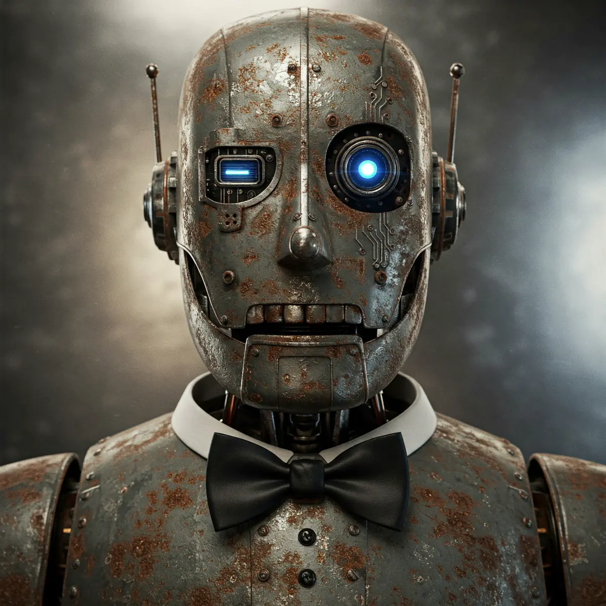 Robot portrait generated by Google Imagen 3