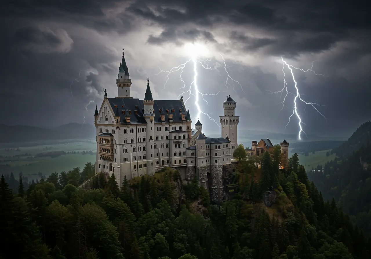 Fantasy castle generated by Google Imagen 4