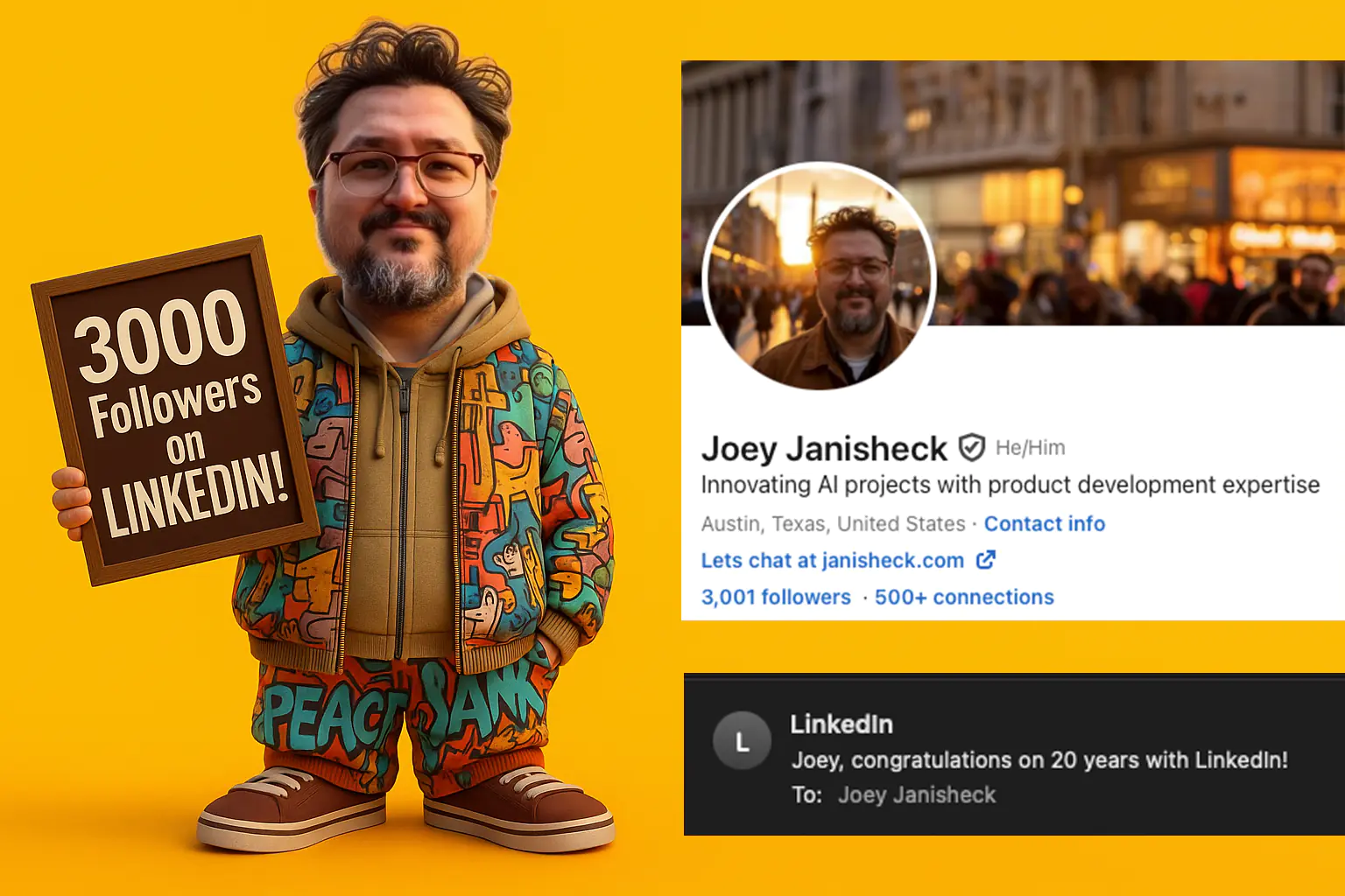 3000 LinkedIn Followers
