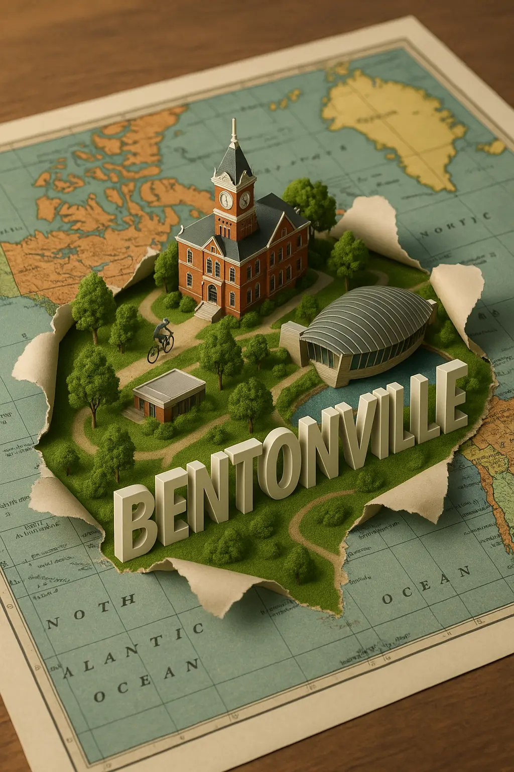 Bentonville Travel Poster