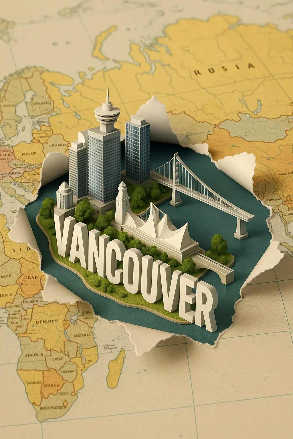 Vancouver Travel Poster