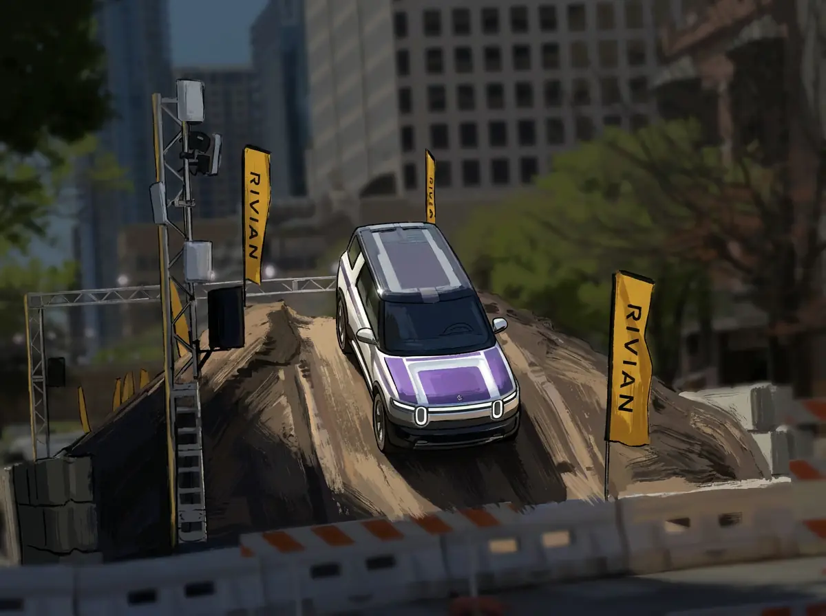 Rivian off-road course at SXSW