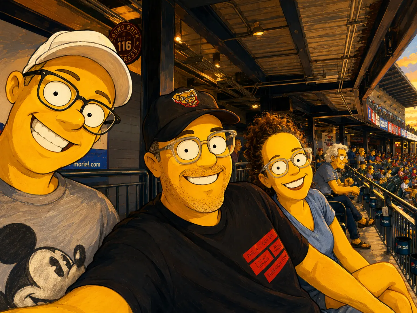 Round Rock Express game from Section 116