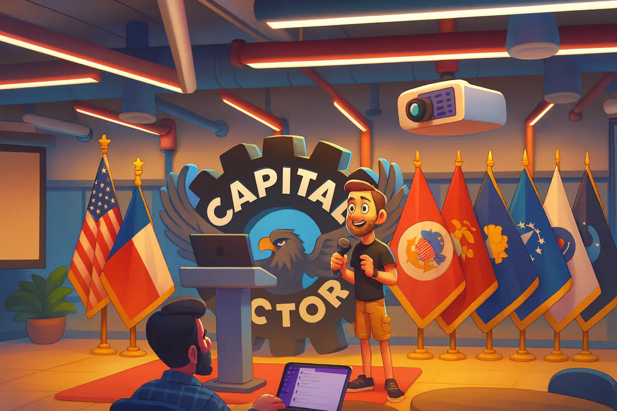 Presenting AI agent tech at Capital Factory