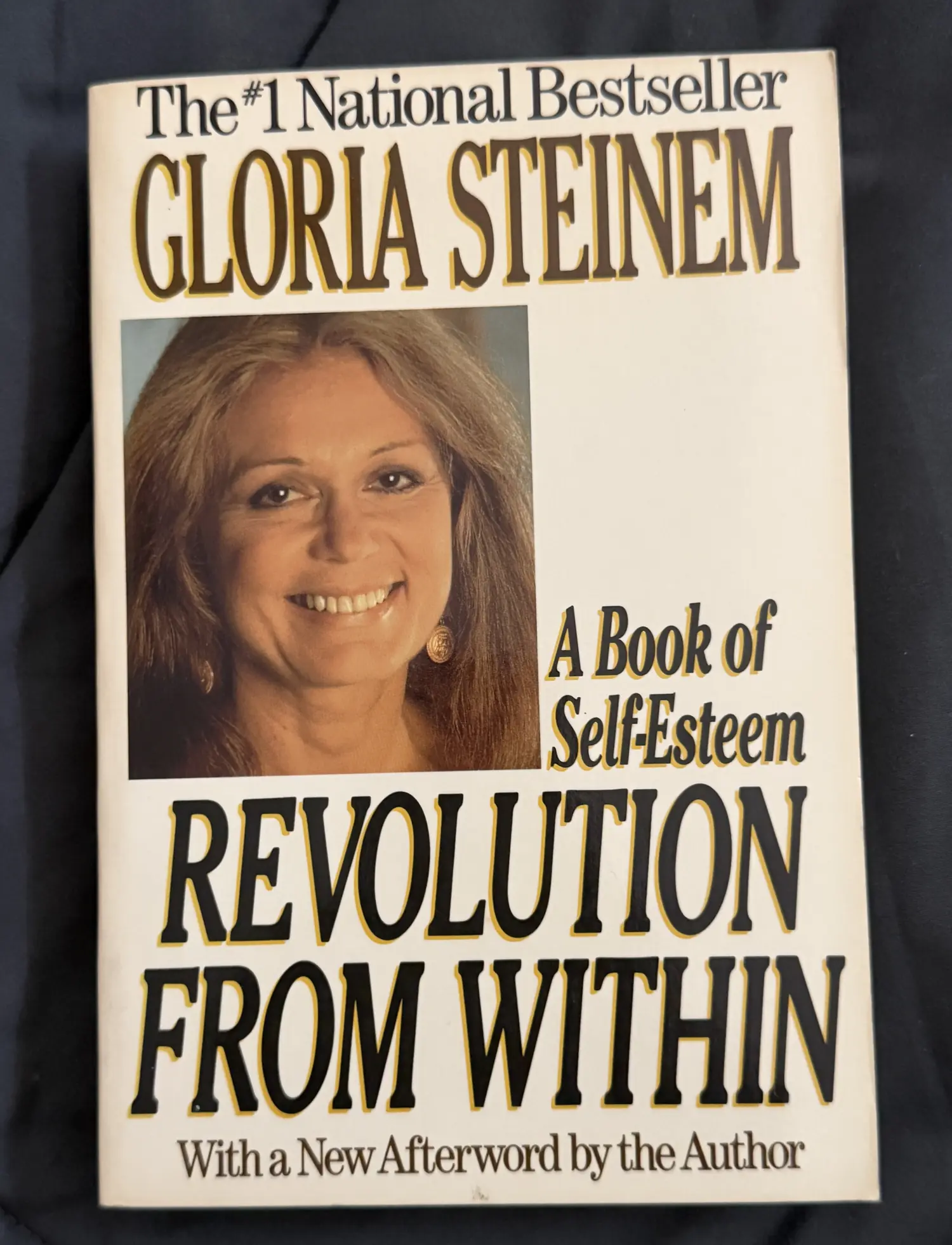 Front cover of the 1993 paperback edition of Revolution from Within by Gloria Steinem