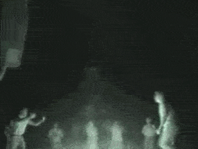A colleague walking across hot embers